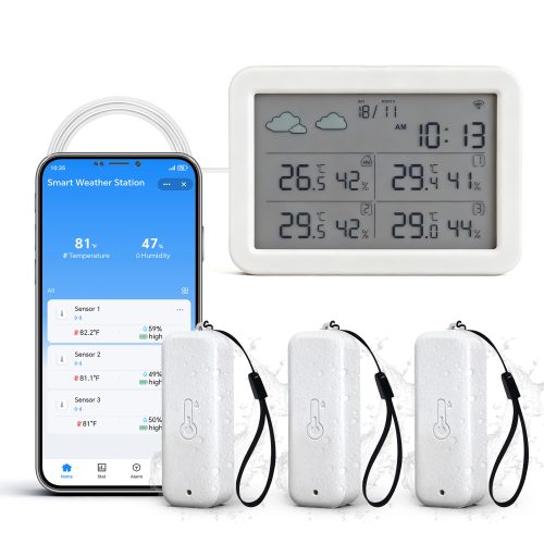 eMylo WiFi Hygrometer Thermometer 4 Pack